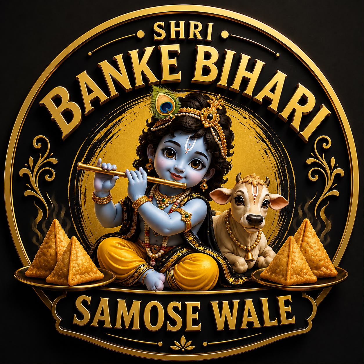 Banke Bihari Samose Wale logo